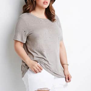 forever21.com, A Distressed Tee