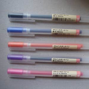 Muji pens!