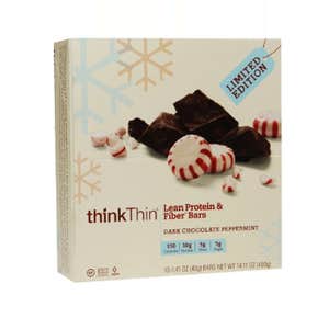 drugstore.com, thinkThin Lean Protein & Fiber Bars, Dark Chocolate Peppermint