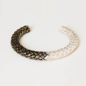 ofakind.com, Black and White Dina Bracelet by Orly Genger by Jaclyn Mayer