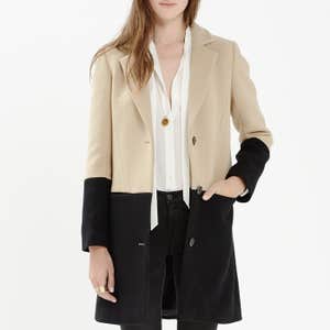 Madewell Colorblock Streetcar Coat