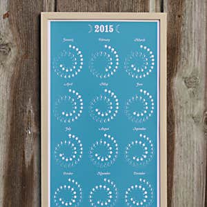 spaheroes.com, Many Moons Calendar by Jeremy Rendina