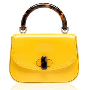 modaoperandi.com, Edie Parker Tortoise-Detail Leather Mini Bag
