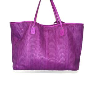 elisabethweinstock.com, Elisabeth Weinstock Sydney Tote in Fucshia Whipsnake