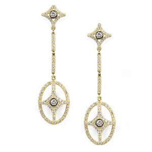 jordanalexanderjewelry.com, Jordan Alexander Jewelry Signature Motif Cage Earrings