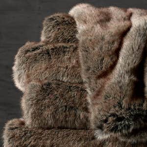 restorationhardware.com, Restoration Hardware Luxe Fur Throw
