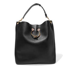 net-a-porter.com, J.W. Anderson Hobo Pierce Textured-Leather Shoulder Bag