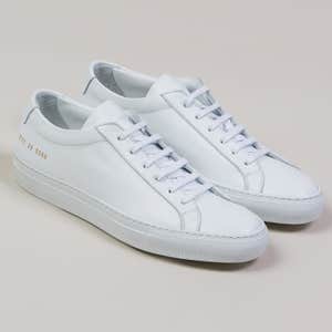 kickpleat.com, Common Projects Original Achilles Leather Sneakers