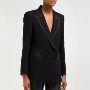matchesfashion.com, Blazé Milano Resolute Double-Breasted Wool-Crepe Blazer