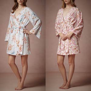 bhldn.com, Plum Pretty Sugar Painted Petal Robe