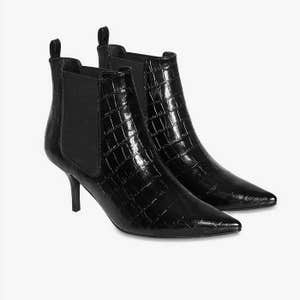 aninebing.com, Anine Bing Stevie Boot in Black Croco