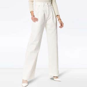 farfetch.com, Goldsign The Wide Leg Pleat Front Trousers