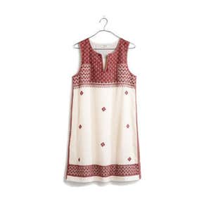 Madewell Stitchmosaic Shiftdress