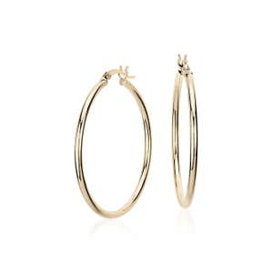 Blue Nile Medium Hoop Earring