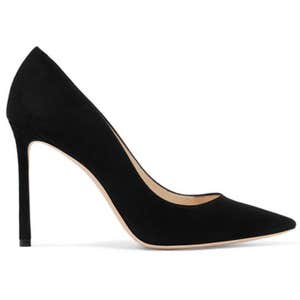net-a-porter.com, Jimmy Choo Romy 100 Suede Pumps