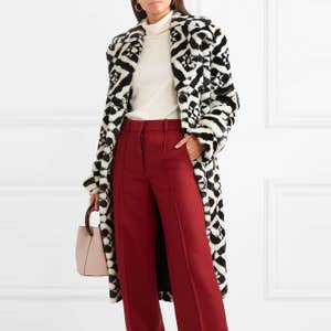 net-a-porter.com, Mary Katrantzou Faux Fur Coat