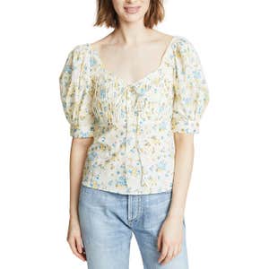 shopbop.com, Valencia & Vine Kate Ditsy Floral Babydoll Top