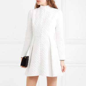 net-a-porter.com, Emilia Wickstead Jessie Button-Detailed Jacquard Mini Dress