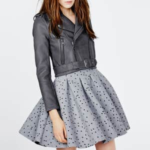 maje.com, Maje Bloody Lambskin Leather Jacket