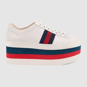 gucci.com, Gucci Leather Platform Sneaker