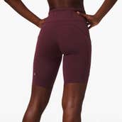 High-Waisted Compression Workout Shorts