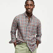 Men's Plaid Button-Down Shirts