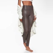 Skip The Black and Put On A Pair of Metallic Leggings Instead