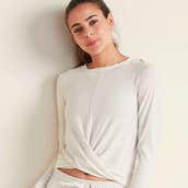 Twist Front Workout Tops