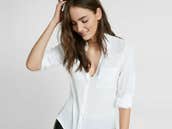 White Button-Down Shirts For Petites