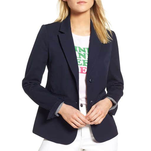 nordstrom.com, 1901 Stretch Cotton Twill Blazer