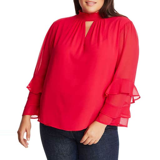 nordstrom.com, 1.State Smock Neck Keyhole Detail Blouse