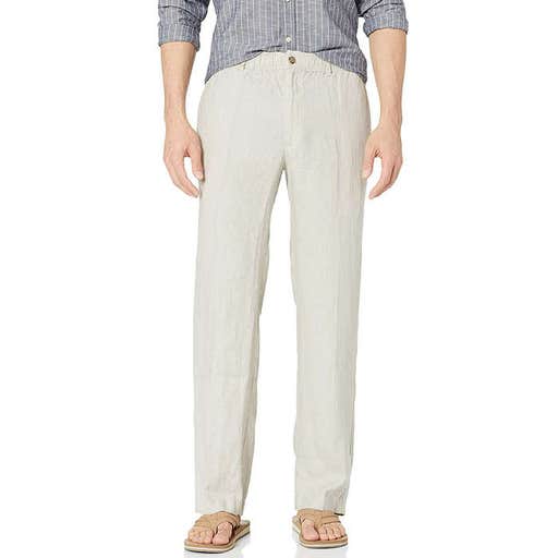 amazon.com, 28 Palms Relaxed-Fit Linen Pant With Drawstring