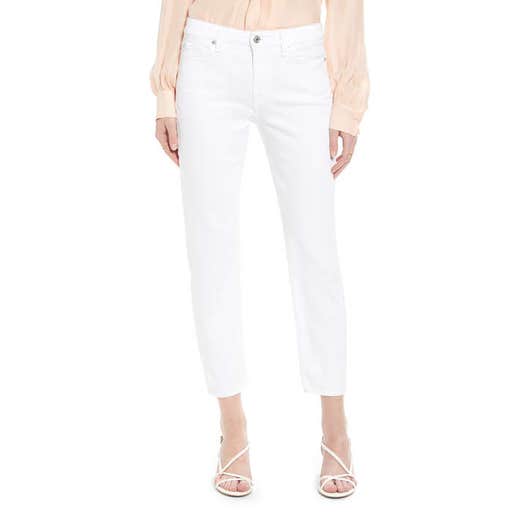nordstrom.com, 7 For All Mankind Kimmie Crop Skinny Jeans In Clean White