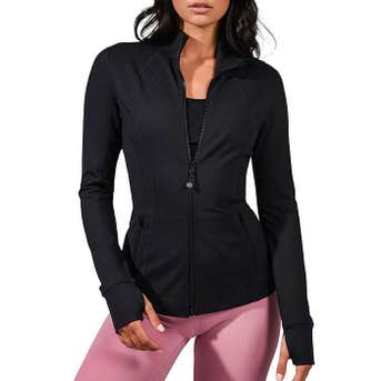 90 Degree By Reflex Lightweight Full Zip Running Jacket