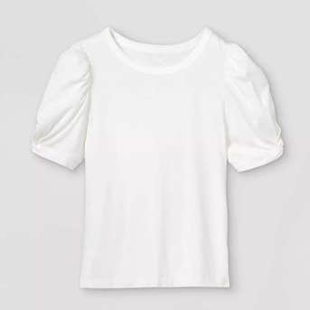 A New Day Puff Short Sleeve Round Neck T-Shirt