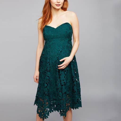 apeainthepod.com, A Pea in the Pod Hanky Hem Maternity Dress