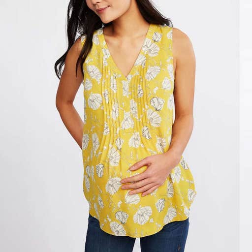 apeainthepod.com, A Pea in the Pod Pleated Maternity Blouse