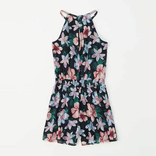 abercrombie.com, Abercrombie Kids High-Neck Chiffon Romper