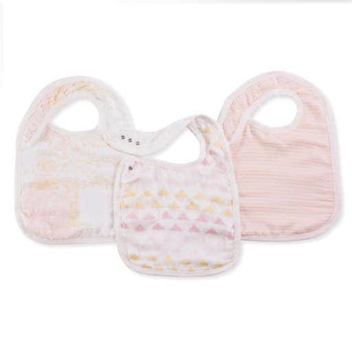 amazon.com, aden + anais Silky Soft Metallic Snap Bib