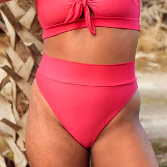Aerie High Cut Cheeky Bikini Bottom