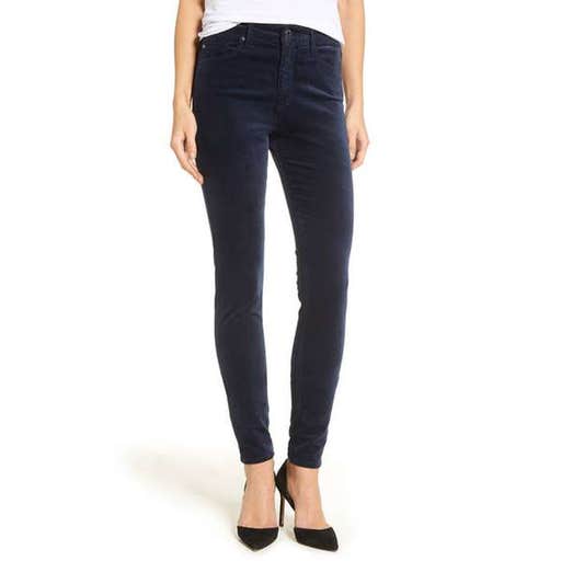 nordstrom.com, AG The Farrah High Waist Velvet Jeans