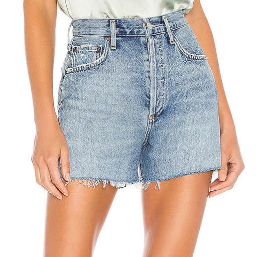 revolve.com, AGOLDE Dee Ultra High Rise Shorts