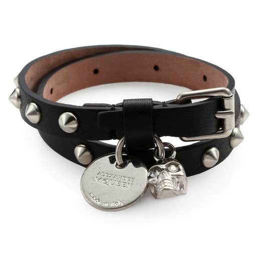 saksfifthavenue.com, Alexander McQueen Studded Double Wrap Bracelet