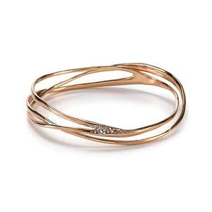 Alexis Bittar Pave Wave Bangle