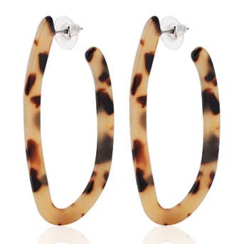 Alexy Mottled Hoop Earrings