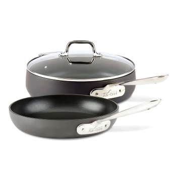 All-Clad HA1 Hard Anodized 3-Piece Sauté Pan Set