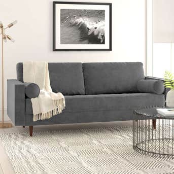 All Modern Lark 84" Square Arm Sofa