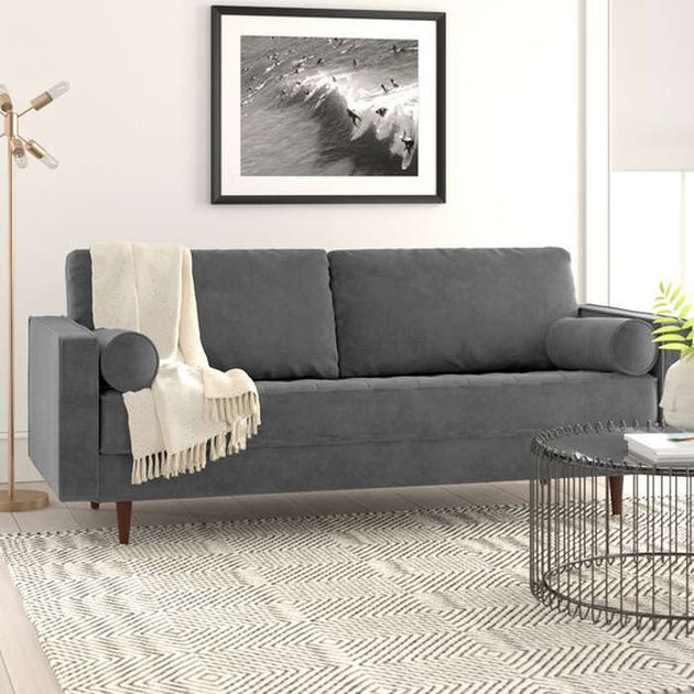 All Modern Lark 84" Square Arm Sofa