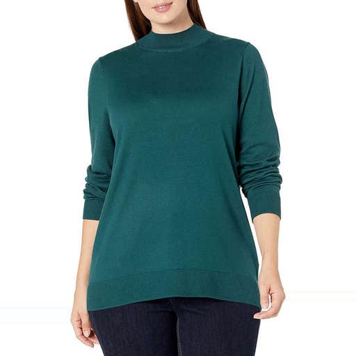 amazon.com, Amazon Essentials Lightweight Long-Sleeve Mockneck Sweater