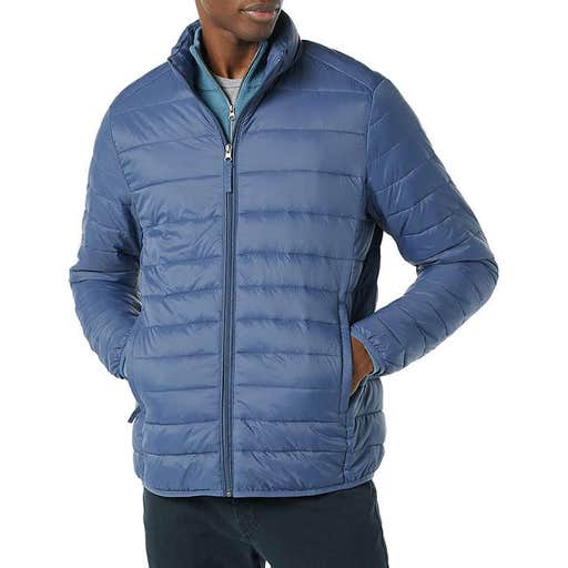amazon.com, Amazon Essentials Men's Lightweight Water-Resistant Packable Puffer Jacket